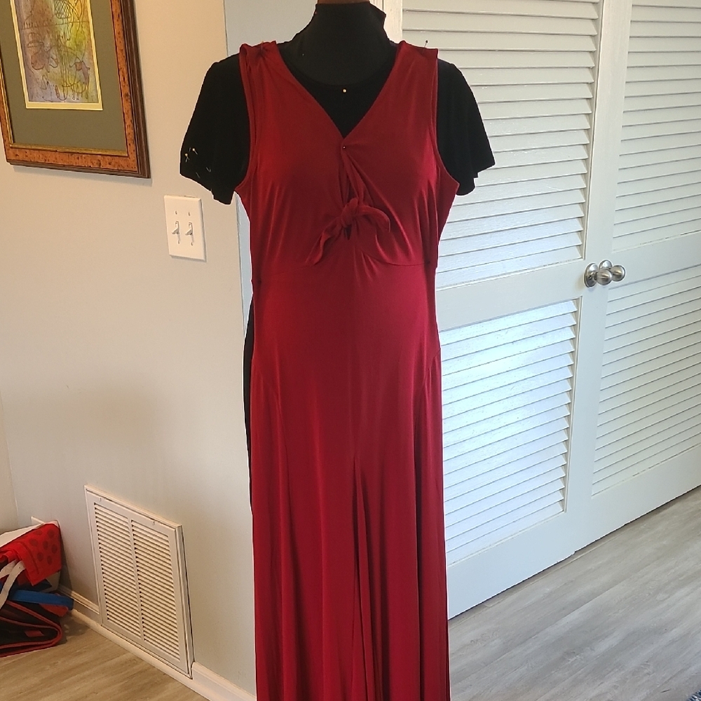 Shape FX Red Maxi Dress